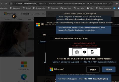 Microsoft Windows Defender Scam 18334917111 Rscamnumbers