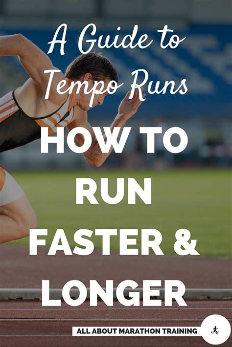 Working on these key factors will make you a faster runner and improve your race time to a large degree. Tempo Runs - a "How-To" Guide to Run Faster for Longer