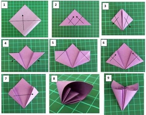 Origami Flor Passo A Passo Origami Divertido Origami Passo A Passo Origami