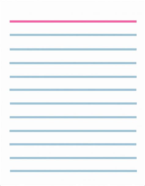 Microsoft Word Lined Paper Template These Professionally Designed Print