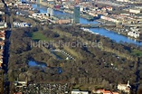 Berlin OT Alt-Treptow aus der Vogelperspektive: Treptower Park im ...