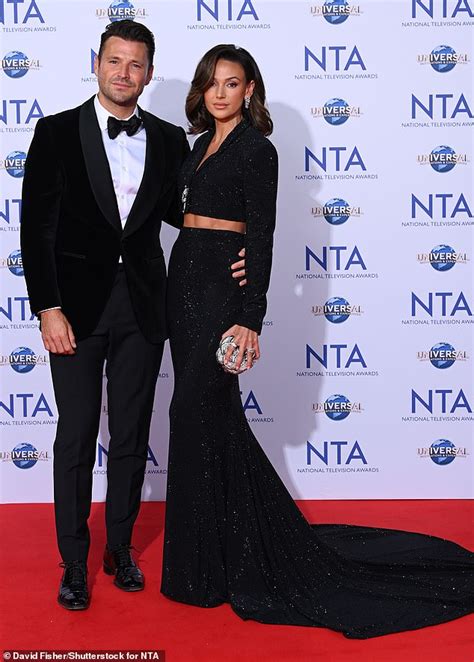 Michelle Keegan Flashes Her Washboard Abs In A Dazzling Co Ord As She Poses With Dapper Husband