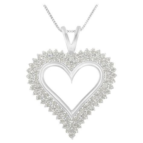 925 Sterling Silver 14 Carat Diamond Engraved Mom In Heart Pendant