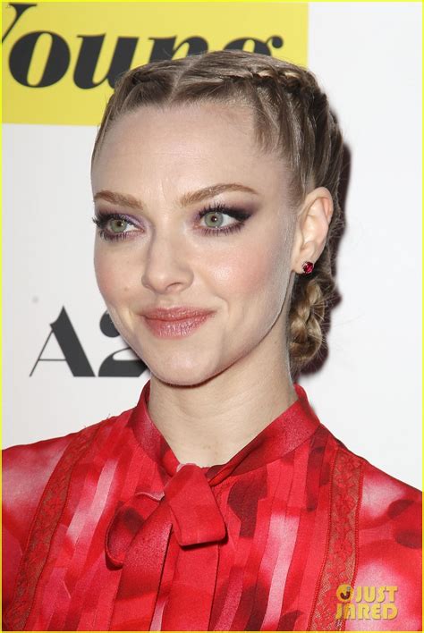 Amanda Seyfried Looks Red Hot At While Were Young Nyc Premiere