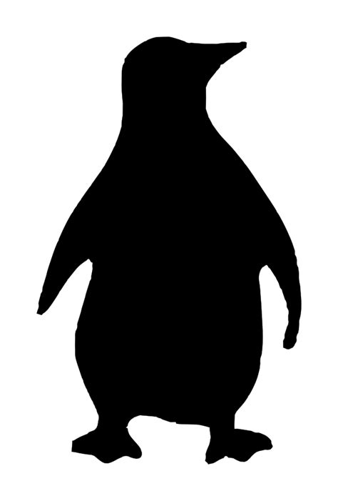 Onlinelabels Clip Art Silhouette Penguin