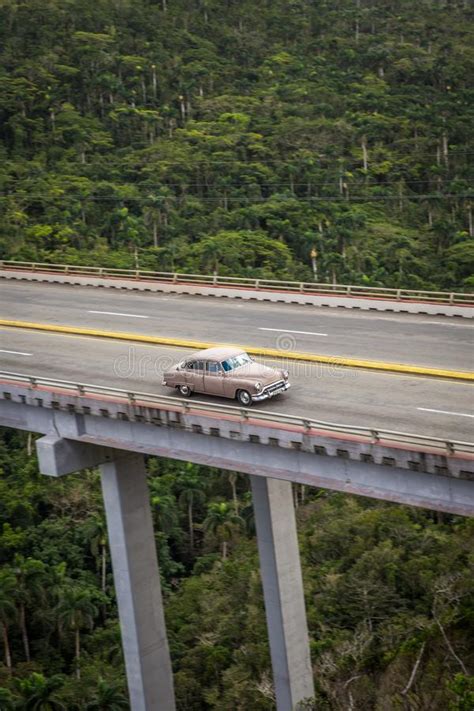 Cross Puente De Bacunayagua Bridge In Cuba Editorial Photo