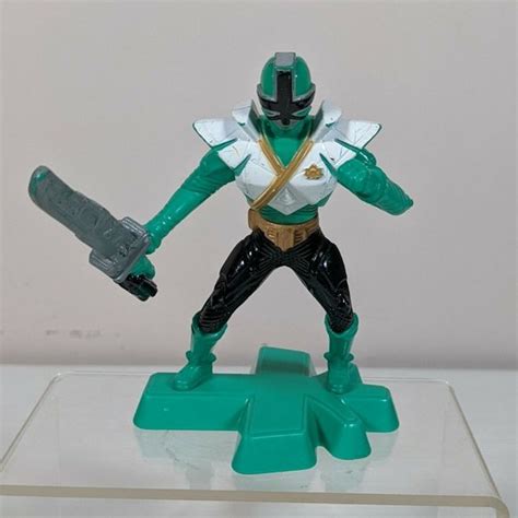 Mcdonalds Toys Power Rangers Super Samurai Green Figure 22