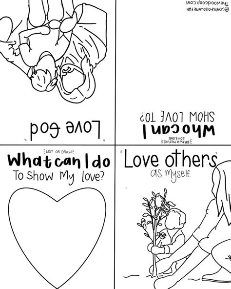 Love God Love Others Coloring Pages Kidsworksheetfun