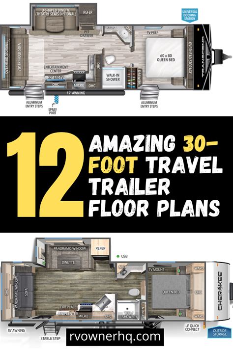 30 Foot Travel Trailer Floor Plans