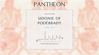 Sidonie of Poděbrady Biography - Duchess consort of Saxony (1449–1510 ...
