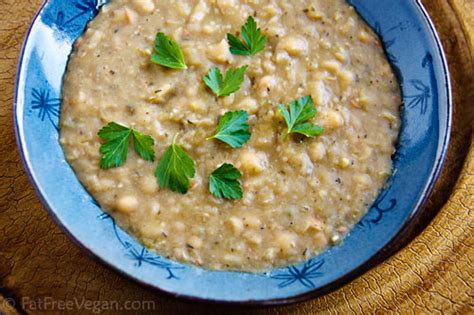 It's a creamy white bean soup that is made with. New Orleans' Style White Beans | Recipe from FatFree Vegan Kitchen