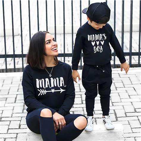 Mommy And Me Clothes Mom And Son Matching Outfits Mamas Boy Girl