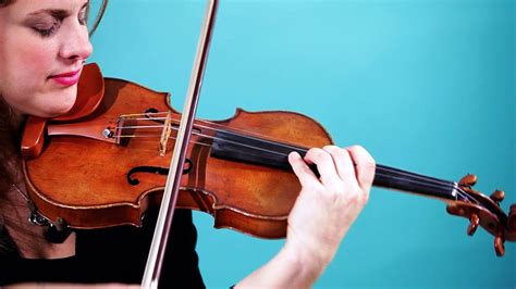 How To Play An A String Violin Lessons Youtube