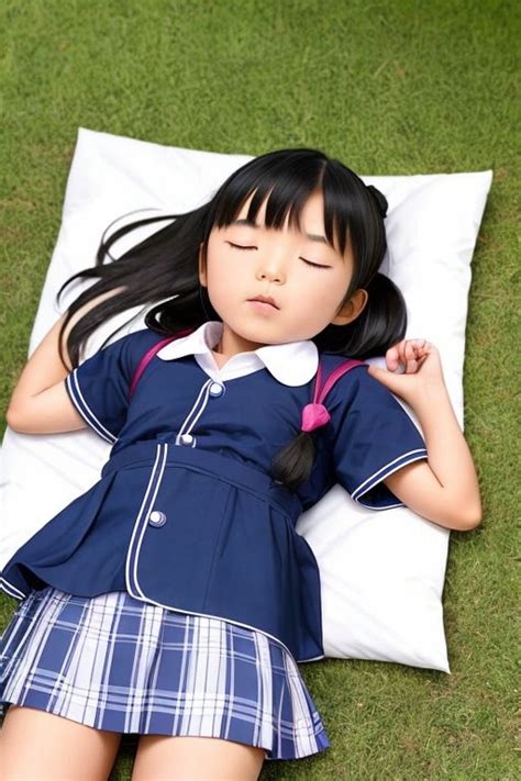 Ai Art Asian Girls Sleeping Edition Cute Ai Asian Girl 351png