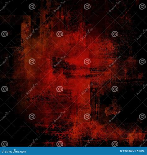 Grunge Rode En Zwarte Achtergrond Stock Foto Image Of Vliegen Puin