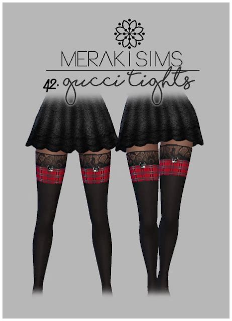 The Best Gucci Tights By Merakisims Sims 4 Clothing