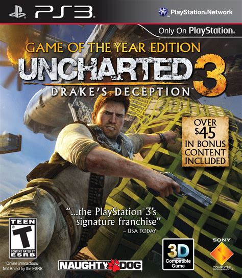 Uncharted 3 Game Of The Year Edition Release Date Ps3