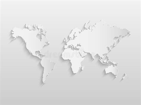 World Map Illustration Stock Vector Illustration Of Cartography 48221697