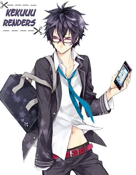 Anime School Boy Render By Kekuuu By Kekuuu On Deviantart