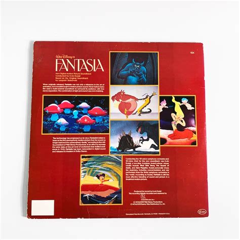 Vintage Walt Disney S Fantasia 12 LP Record Vinyl Etsy