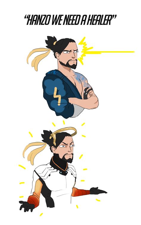 Hanzo The Healer Overwatch Know Your Meme