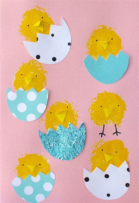 Easter is approaching and like every year the making of the easter cards is a great fun for many people. Craft for kids - Cute Easter Card Ideas - four cheeky monkeys