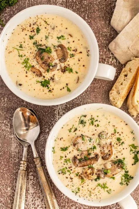 Creamy Mushroom Soup Recipe Valentina S Corner