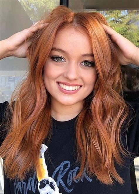 ginger red hair colors and hairstyles ideas for women 2019 winterhaircolor red hair color