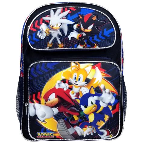 Backpack Sonic The Hedgehog Speedy Team Black 16 Sh46991