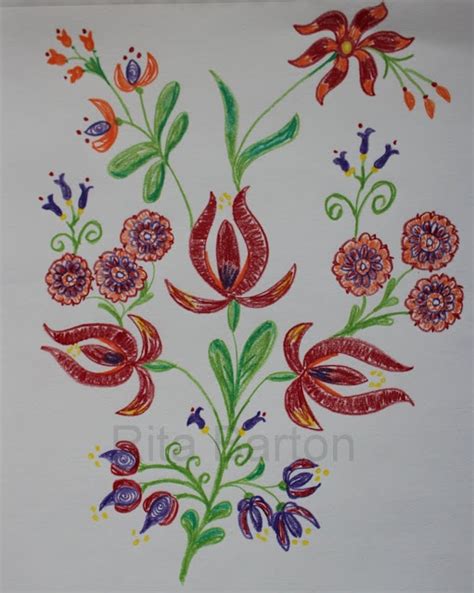 Rita Barton Hungarian Folk Art Hungarian Embroidery Learn Embroidery