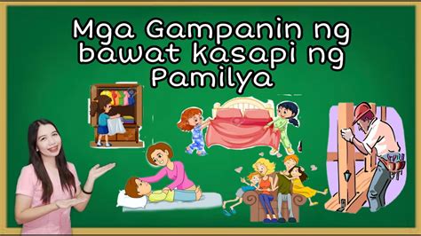 mga gampanin ng pamilya tungkulin ng bawat kasapi ng pamilya sped grade 1 kinder transition