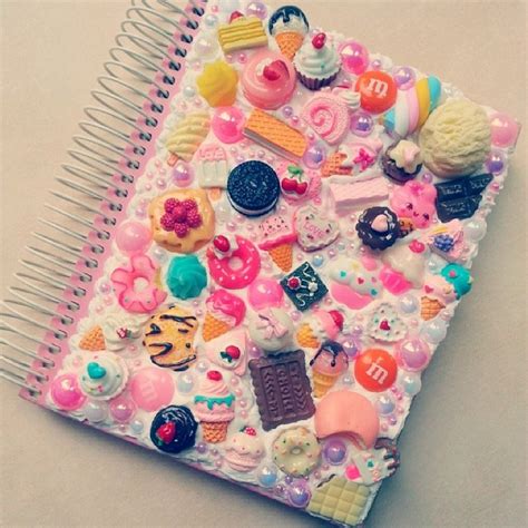 My First Attempt At Decoden Covered This Old Notebook Wi Flickr