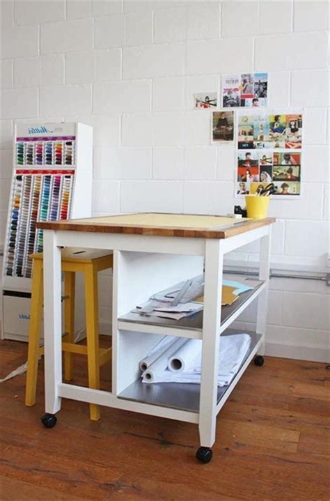 Diy desk island for your craft room! 25 Best IKEA Craft Room Table with Storage Ideas for 2019 ...