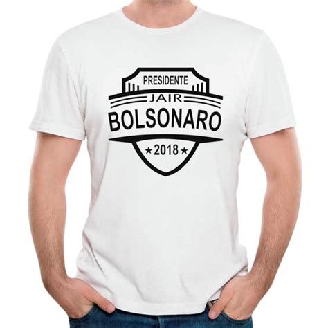 Camiseta Camisa Bolsonaro Presidente 2018 Produtos Elo7