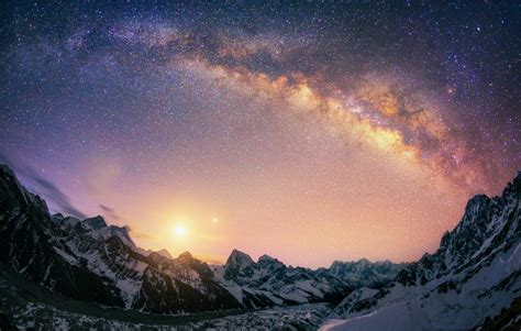 Stars Milky Way Long Exposure Nature Hd 4k 5k 8k Hd Wallpaper