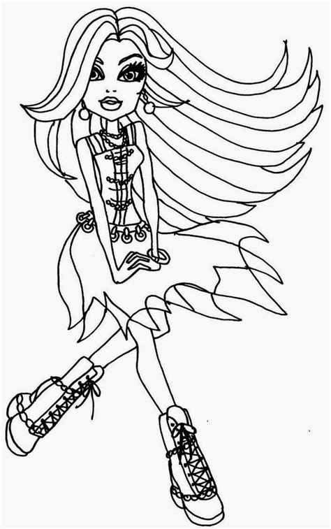 Coloring Pages: Monster High Coloring Pages Free and Printable