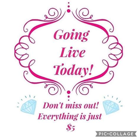 Going Live Tonight At 7pm On My Facebook Page Come Join Me And Shop