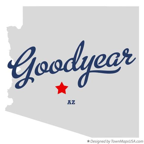 Map Of Goodyear Az Arizona