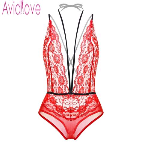 Avidlove Brand Sexy Lace Bodysuit Women Underwear Sexy Lingerie Hot