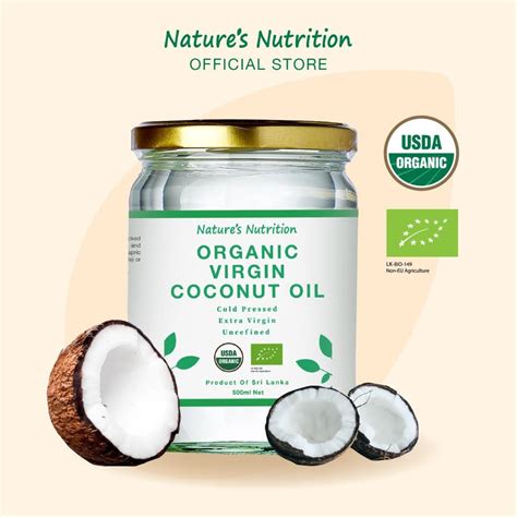 Natures Nutrition Organic Virgin Coconut Oil Ntuc Fairprice