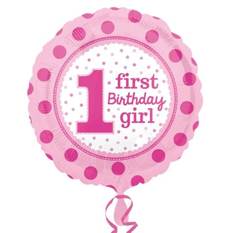 First Birthday Girl Balloons Karoutexpress