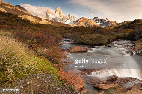 Arroyo Del Salto Waterfall Located In Patagonia Argentina High Res