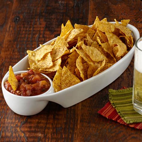A dip is a creamy mixture that chips or other foods are scooped into. Chip & Dip Bowl | Kitchen & Home | Stonewall Kitchen