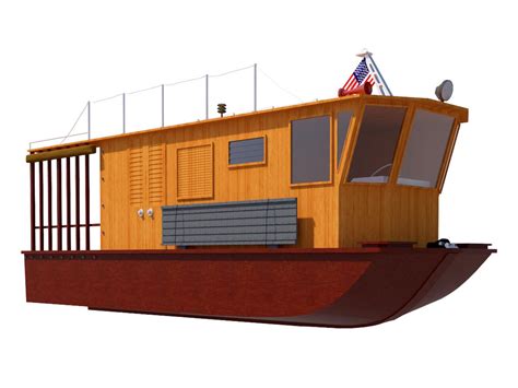 Houseboat Plans 21 Diy Pontoon House Boat Building Plan Etsy Boat Building Plans House