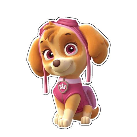 Paw Patrol Skye Cartoon Set Of Vinyl Sticker Decal Longer Side My Xxx Hot Girl