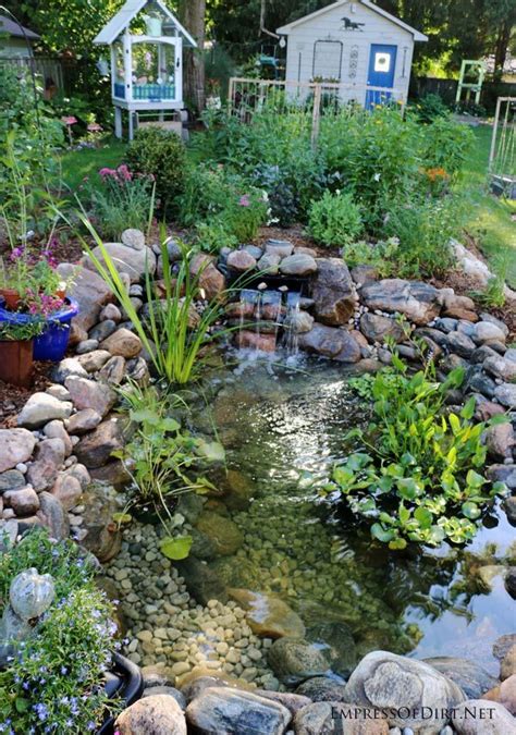 How To Build A New In Ground Backyard Pond With Video Empress Of