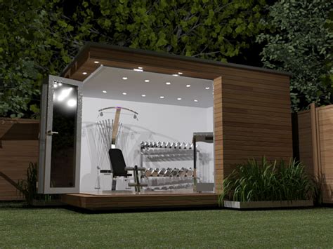 Home Gym In The Garden The Garden Room Guide Gym Shed Best Home
