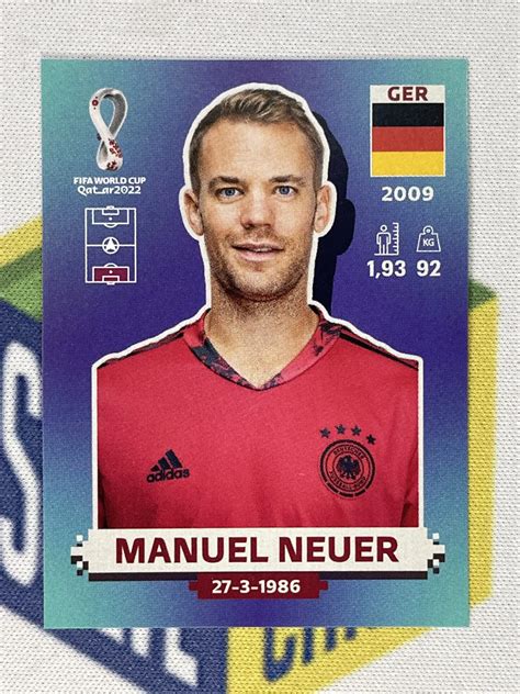 Ger18 Marco Reus Germany Panini World Cup 2022 Sticker