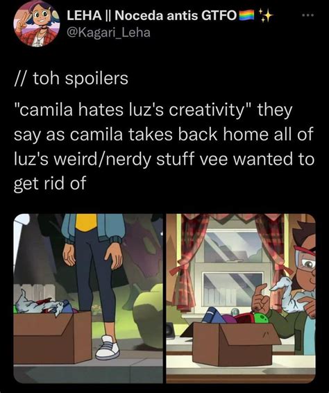 Tweet About Luz S Mom Camila Noceda From The Owl House Season 2 Episode 10 Owl House House