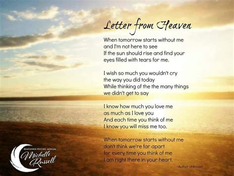 Letter From Heaven Letter From Heaven Loved One In Heaven Lettering